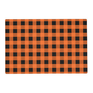 Halloween Plaid Placemat