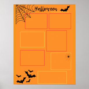Halloween planner Poster