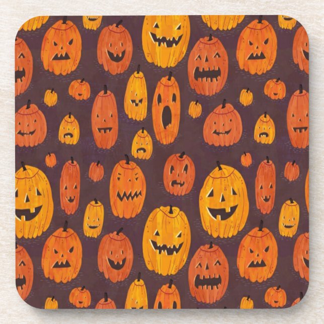Halloween Plastic Coaster (Front)