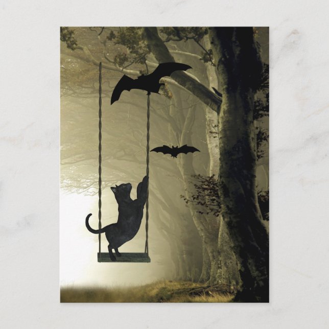 Halloween Play Postcard (Front)