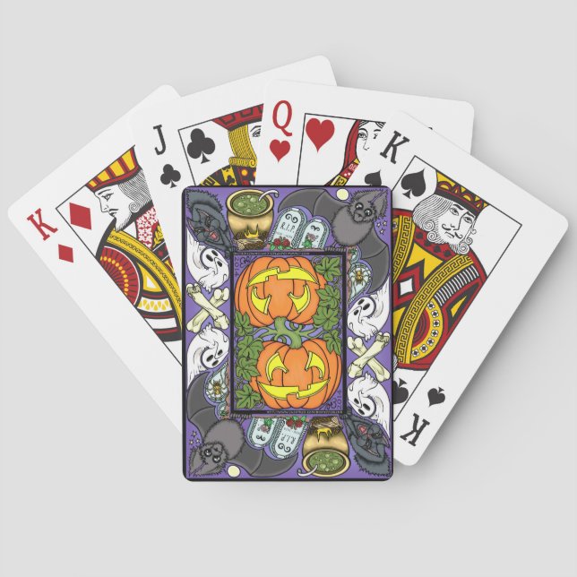 Halloween Playing Cards (Back)