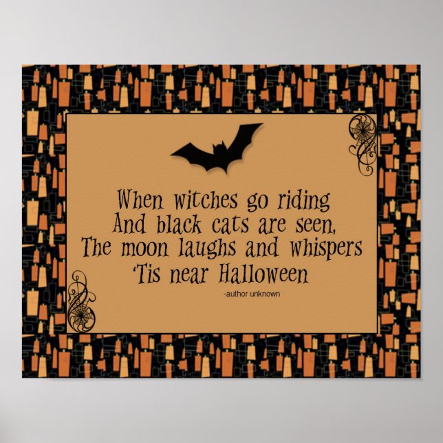 Halloween Poem Poster (Front)