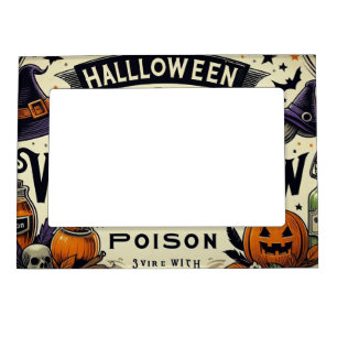 Halloween Poison Magnetic Frame