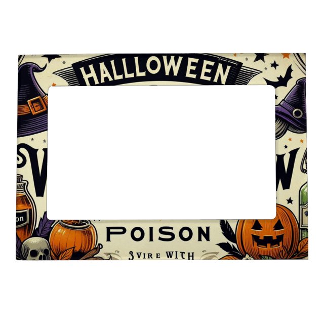 Halloween Poison Magnetic Frame (Front)