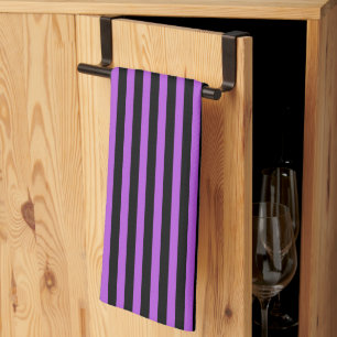 Halloween Poison Purple and Black Kitchen Towel