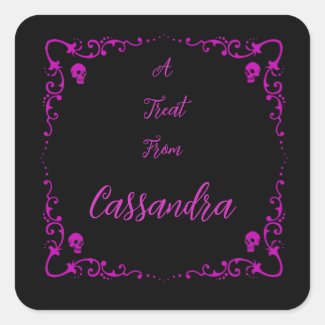 Halloween Poison Purple Personalized