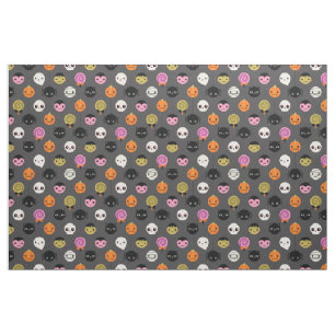 Halloween Polka Dots Pattern Fabric
