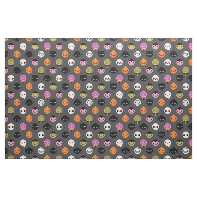 Halloween Polka Dots Pattern Fabric (Fat Quarter)