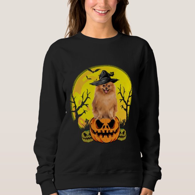 Halloween Pomeranian 60 Sweatshirt (Front)