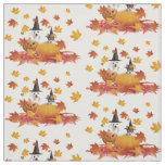 Halloween poodle dog and chihuahua pattern Fabric