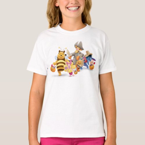 Halloween Pooh and Freinds T_Shirt