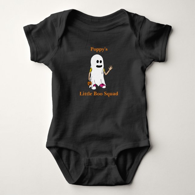 Halloween Poppy's Little Boo Squad Baby Bodysuit (Front)