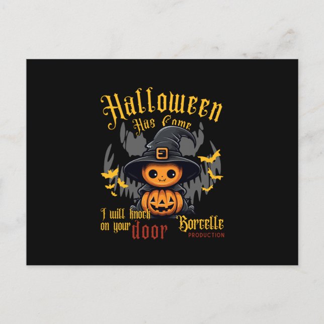 Halloween postcard (Front)