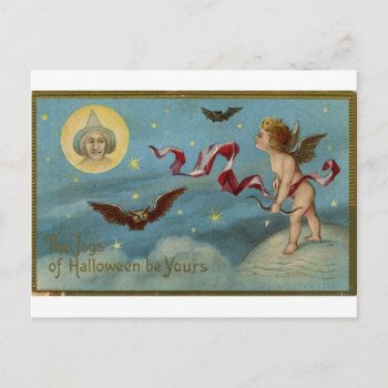 Halloween Postcard by lmulibrary at Zazzle