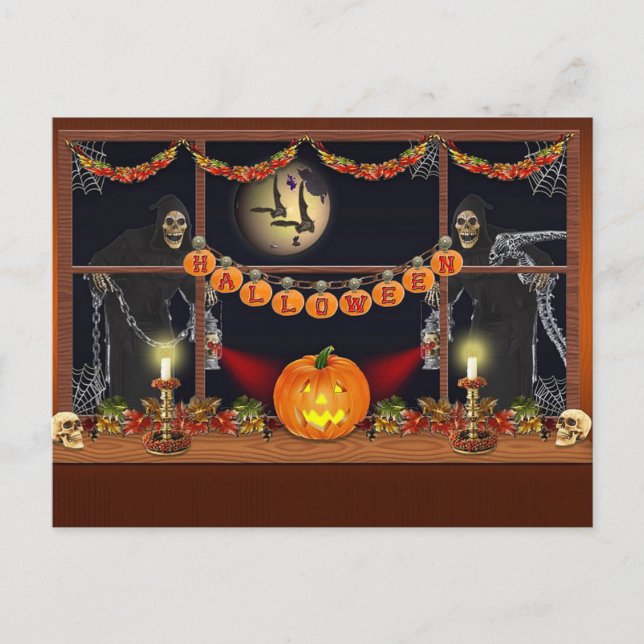 Halloween Postcard (Front)