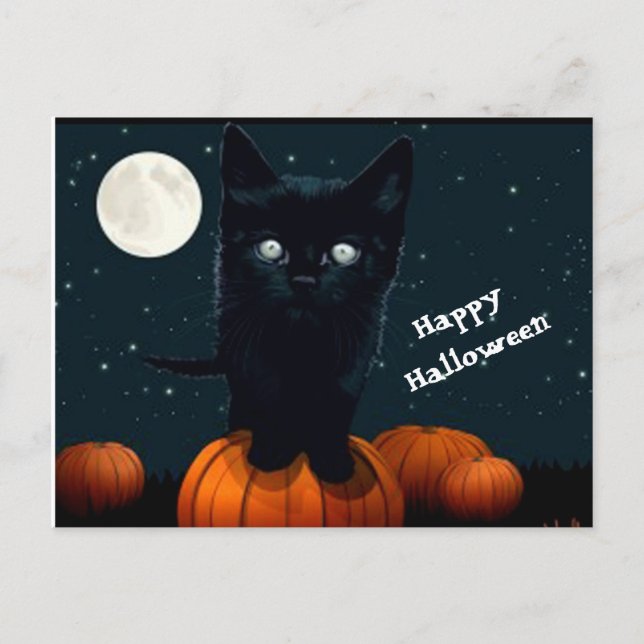 Halloween Postcard (Front)