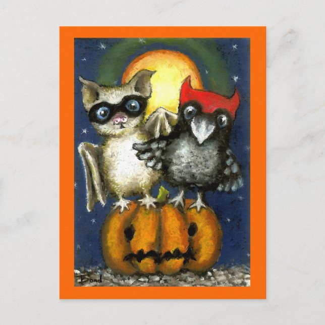 Halloween postcard (Front)