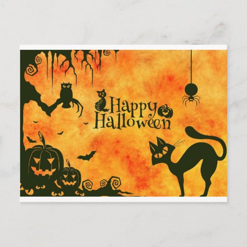 Halloween postcard