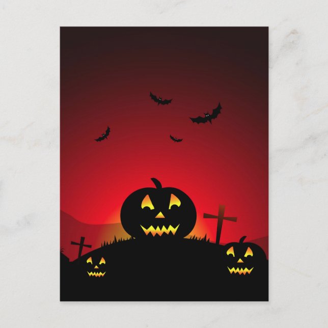 Halloween  postcard (Front)
