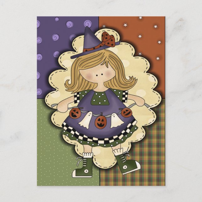 Halloween Postcard (Front)