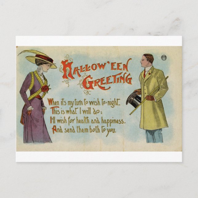 Halloween Postcard (Front)