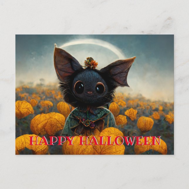 Halloween postcards for friends and family (Front)