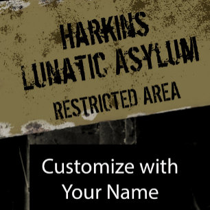 Halloween Poster Lunatic Asylum