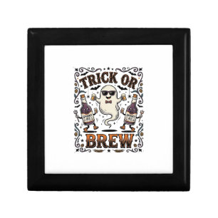 Halloween Potion Trick or Brew Vintage Engraved Hu Gift Box