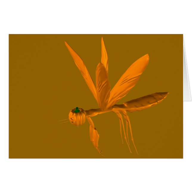 Halloween Praying Mantis Cards (Front Horizontal)