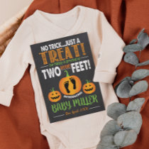 Halloween Pregnancy Announcement Footprints