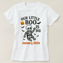 Halloween Pregnancy Baby Announcement Boo Is Due