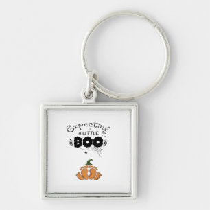 Halloween Pregnancy Mom To Be Expecting Little Boo Keychain