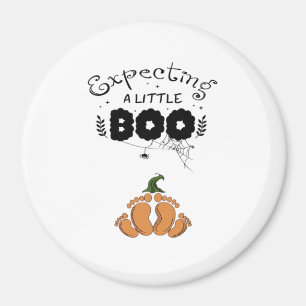 Halloween Pregnancy Mom To Be Expecting Little Boo Magnet
