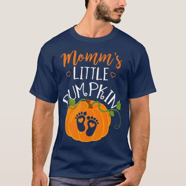Halloween Pregnancy  Mom To Be Mommys Little T-Shirt (Front)