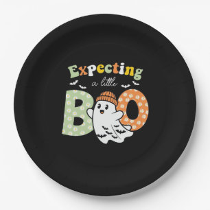 Halloween Pregnancy Pregnance Mom To Be Expecting Paper Plates