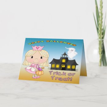 Halloween Princess Greeting Card by HalloweenHollow at Zazzle