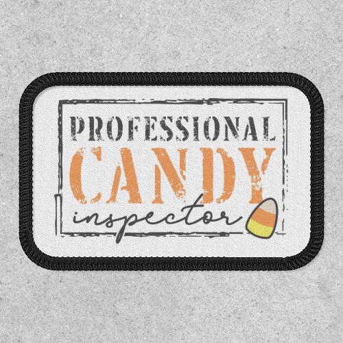 Halloween Professional Candy Inspector  Patch