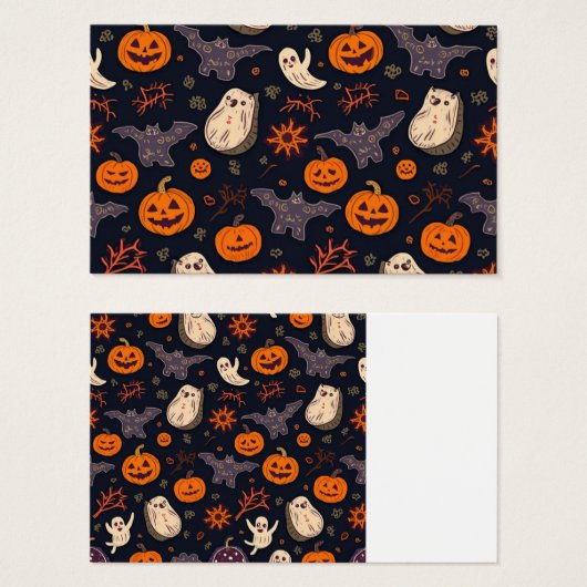 halloween Profile Card (Front & Back)