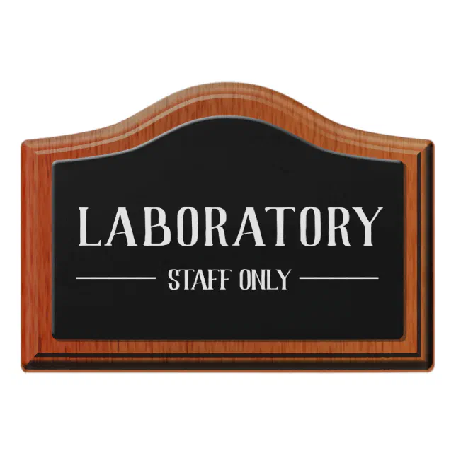 Halloween Prop Laboratory Insane Asylum Door Sign | Zazzle
