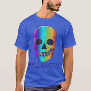 Halloween Psychedelic mask Halloween costume horro T-Shirt