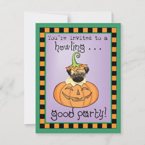 Halloween Pug Card