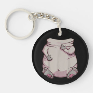Halloween Pug Dog Animal Cosplay Keychain