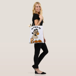 Halloween Pug Dog   Tote Bag