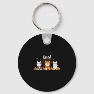Halloween Pug Dogs Cute French Bulldog Lover Keychain