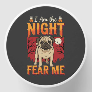 Halloween Pug I Am the Night Fear Me Mini Candle Favors
