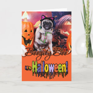 Halloween - Pug - Lily Lou Card