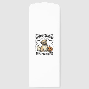 Halloween Pug Shirt Vintage Funny Dog Costume Art_ Bookmarks