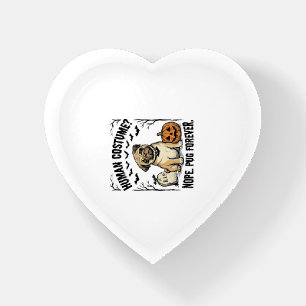 Halloween Pug Shirt Vintage Funny Dog Costume Art_ Paperweight