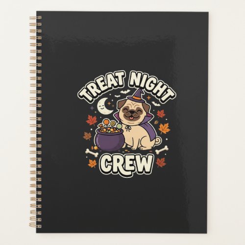 Halloween Pug Treat Night Planner