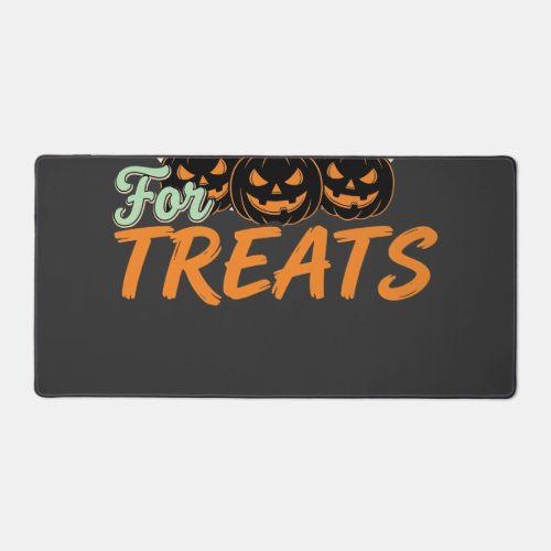 Halloween Pug Tricks for Treats Witch Desk Mat